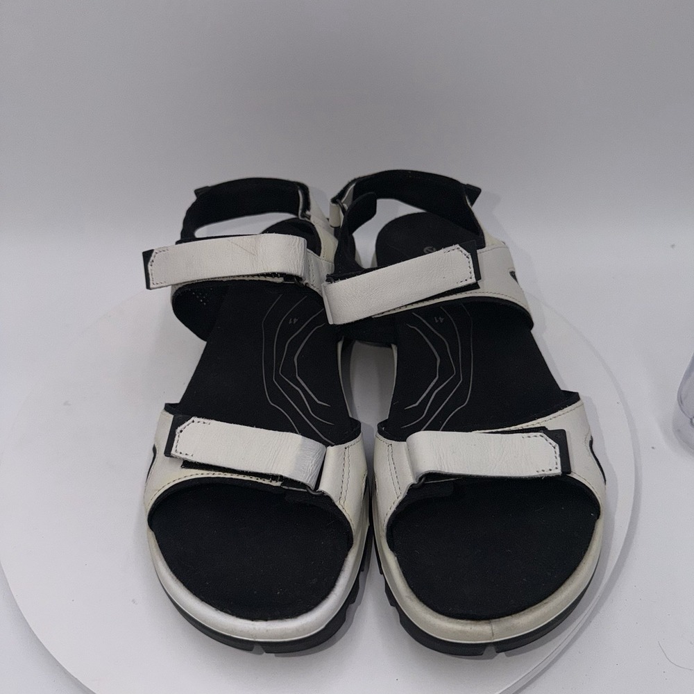 ECCO Women's Comfort Shoe Yucatan 2.0 White Sport Sandal Size 41 10/10.5 - Picture 3 of 8